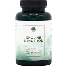 G&G Vitamins Choline 250mg & Inositol 250mg 120 kapsler