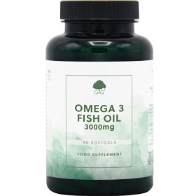 G&G Vitamins Omega-3 fiskolje 3000mg 90 softgels