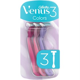 Gillette Venus 3 Colors engangsbarberhøvler, 4 stk