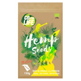 Go for life Hampfrø skrellede 150 g-image