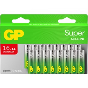 GP Batteri Super AA/LR6 16-pack G-Tech-image