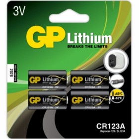 GP CR123A Lithium PRO 3V 4-pack-image