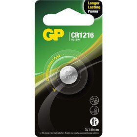 GP Batteri Knappecelle 3V CR1216 1 stk