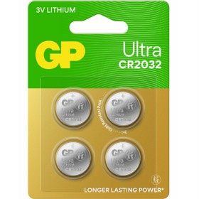 GP Ultra Litium knappcelle CR2032, 4-pack-image