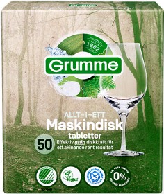 Grumme Maskinoppvasktabletter 50 stk
