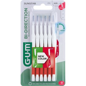GUM Bi-Direction mellomromsbørste ultra micro, 6 stk