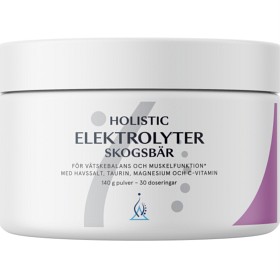 Holistic Elektrolytter Skogsbær 140 g