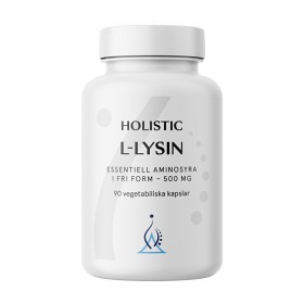 Holistic L-Lysin 500 mg 90 kapsler