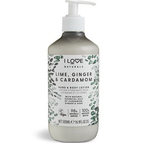 I LOVE Naturals Hand & Body Lotion Lime Ginger & Cardamon 500 ml