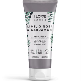 I LOVE Naturals Hand Cream Lime Ginger & Cardamon 100 ml
