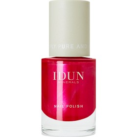 IDUN Minerals Nail Polish Cinnober Metallic Raspberry