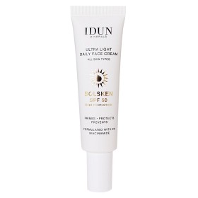 IDUN Minerals SPF50 Primer & Face Cream Solsken 30 ml