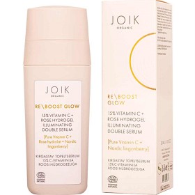 JOIK Organic Re-Boost Glow 15% C-Vitamin & Rose Hydrogel Illuminating Serum 30 ml