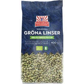 Kung Markatta Økologiske Grønne Linser 400 g