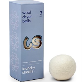 Laundry Sheets tørkekuler i ull 3 stk