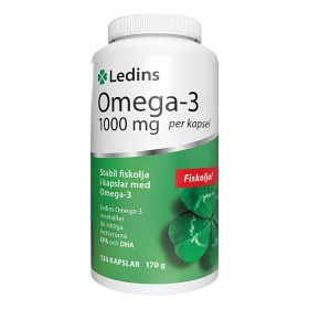 Ledins Omega-3 1000 mg, 120 kapsler