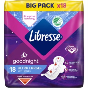Libresse Goodnight Ultra Large bind 18 stk-image