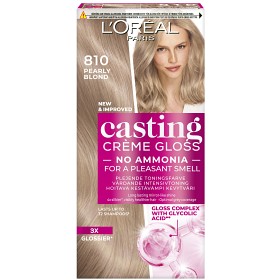 L'Oréal Paris Casting Crème Gloss Semi-permanent hårfarge for alle hårtyper 810 Satin Blonde