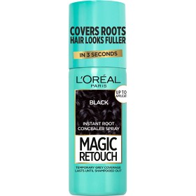 L'Oréal Paris Magic Retouch Direktevirkende Hårfarge for normalt hår 1 Black 75 ml