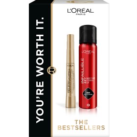 L'Oréal Paris Telescopic Mascara Black & Infaillible 3-Second Setting Mist Gift Box