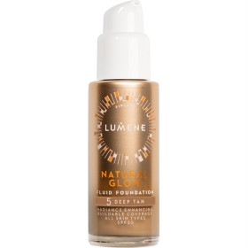 Lumene Natural Glow Fluid Foundation SPF20, 5 Deep Tan 30 ml