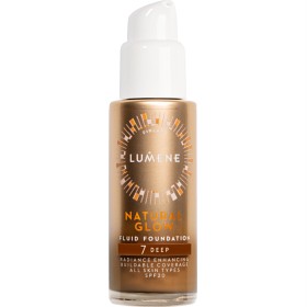 Lumene Natural Glow Fluid Foundation SPF20, 7 Deep 30 ml