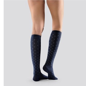 Mabs Cotton Knee Navy Dotted XXL