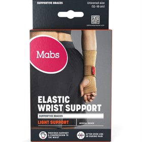 Mabs Elastisk Håndleddsstøtte Beige Universal