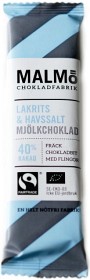 Malmö Chokladfabrik Malmöbar Lakris & Havsalt 25 g