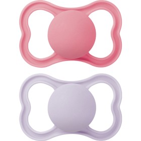 MAM Air 6-16m Silikon Pink 2 st