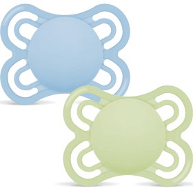 MAM Perfect Silk 0-6 m 2-pack Blue