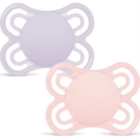 MAM Perfect Silk 0-6 m 2-pakning Pink