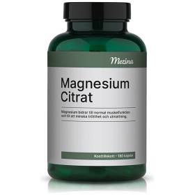 Mezina Magnesium Citrat 180 kapsler