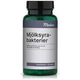 Mezina Melkesyrebakterier 60 kapsler