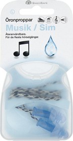 Swedsafe Musikk og Svømmeplugg Large-image