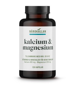 Närokällan Kalsium & Magnesium 120 kapsler