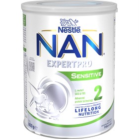 Nestlé NAN ExpertPro Sensitive 2 tilskuddsernæring 800 g