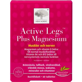 New Nordic Active Legs Plus Magnesium 60 tabletter