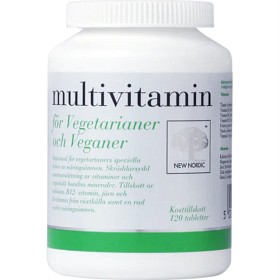 New Nordic Multivitamin for Vegetarianere og Veganere 120 stk-image