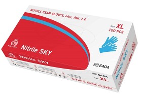 Evercare Nitrilhansker SKY Blå XL 100 stk-image