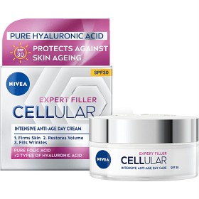 NIVEA Dagkrem Cellular Expert Filler Intensive Anti-Age Day Cream SPF30, 50 ml