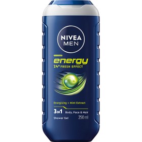 NIVEA MEN Dusjsåpe Energy Shower Gel 250 ml