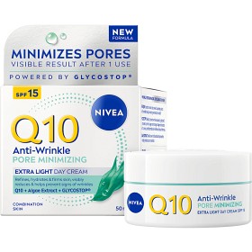 NIVEA Dagkrem Q10 Power Pore Minimising Day Cream SPF15, 50 ml