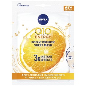 NIVEA Ansiktsmaske Q10 Energy Sheet Mask 1 stk