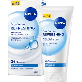NIVEA Dagkrem Refreshing Day Cream SPF15, 50 ml