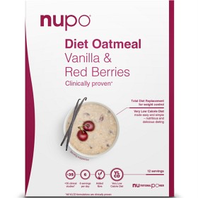 Nupo Diet Oatmeal Vanilla Red Berries 12 porsjoner