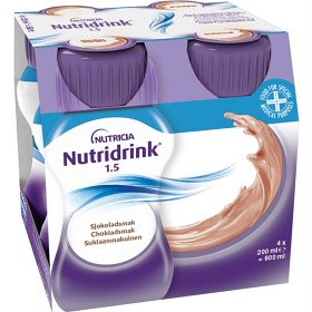 Nutridrink Sjokolade 4 x 200 ml