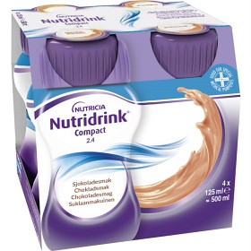 Nutridrink Compact Sjokoladesmak 4 x 125 ml