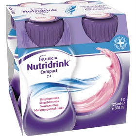 Nutridrink Compact Skogsbærsmak 4 x 125 ml