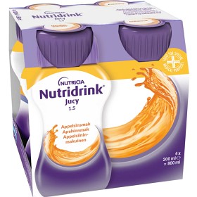 Nutridrink Jucy Appelsin 4 x 200 ml